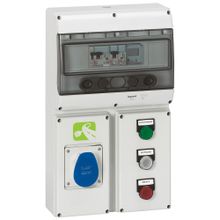 Основание - P17 Tempra Pro - для лицевых панелей 220x125 - рейка 12 модулей (4 розетки 16 A) | код 057705 | Legrand