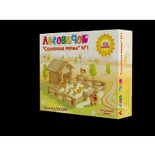 Конструктор ЛЕСОВИЧОК les 012 "Солнечная ферма" №1 набор из 110 деталей