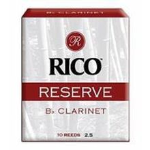 RCR1025 Rico Reserve Трости для кларнета Bb, размер 2.5, 10шт, Rico