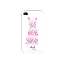 LostDog защитный чехол для iPhone 4 4s Protect Me From What I Want Black