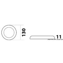 Osculati Ultra-flat LED light white ring nut 12 24 V 3 W, 13.408.01