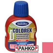 Краситель универсальный "Colorex" красный (23) 0,1л (20 шт уп) "Sniezka"