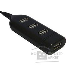 Orient TA-100 N HUB USB 2.0 4 Port , черный прямоугольный, ret