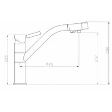 Смеситель Zorg ZR 401 KF Br