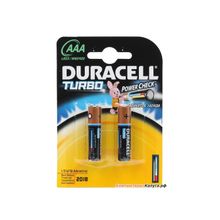 Батарейки DURACELL  LR03-2BL TURBO (20 60 10800)  Блистер 2 шт   (AAA)