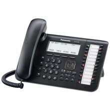 Системный телефон panasonic kx-dt546ru-b черный
