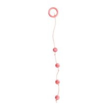 Dream Toys Розовые перламутровые анальные шарики