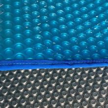 Солярное плавающее покрывало Reexo Silver, цвет серебристый голубой, 400 мкр, ширина 3 м (с окантовкой), площадью до 10 м2