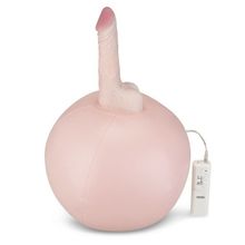 Надувной секс-мяч с реалистичным вибратором (246210)