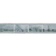 KERAMA MARAZZI STG B209 15016 Бордюр Ньюпорт Корабли зеленый 40х7,2х8