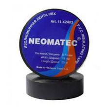 Neomatec Изолента NEOMATEC 19мм х 25м черная