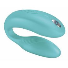 We-vibe Голубой вибромассажер для пар We-Vibe Sync Aqua на радиоуправлении (голубой)