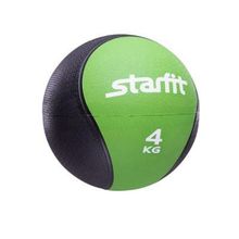 Медицинбол, 4 кг, зеленый STARFIT