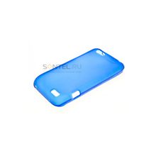 Силиконовый чехол для HTC One V синий в тех.уп.