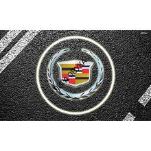 LED подсветка двери Carsys RX-S11 Cadillac в штатное место с логотипом авто