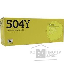 T2 CLT-Y504S Картридж  TC-S504Y для Samsung CLP-415 CLX-4195 Xpress C1810W 1800 стр. жёлтый, с чипом