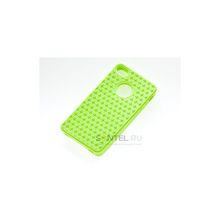 Силиконовая накладка для iPhone 4 4S вид №22 green