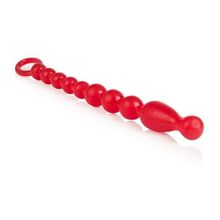 Красная анальная цепочка Colt Max Beads - 28 см. Красный