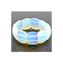 Бусики-Колечки Браслет Лунный камень "Лилу" арт. бНЛК-3(22-18)-17-1