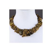 Бусики-Колечки Колье Янтарь "Тутанхамон" арт. НЯН-п688