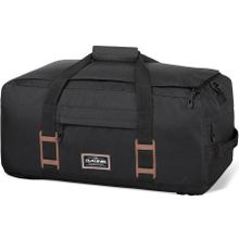 Объёмная спортивная и дорожная сумка для мужчин DAKINE SHERPA DUFFLE 53L 005 BLACK чёрная с мягкими ремнями рюкзака