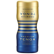 Мастурбатор TENGA Premium Dual Sensation Cup (синий)