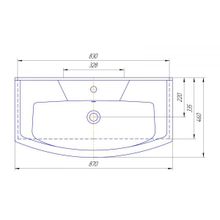 СанТа Мебель для ванной Альтаир 85