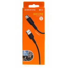 Data кабель USB Borofone BX30 micro usb, черный