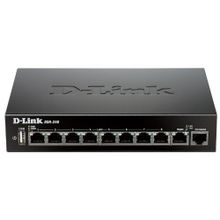 Межсетевой экран D-Link DSR-250 с поддержкой VPN, 1 портом WAN + 8 портами LAN 10 100 1000Base-TX
