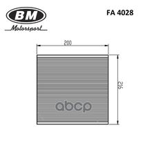 Фильтр Салона Угольный BM-Motorsport арт. FA4028