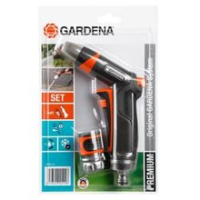 Gardena Пистолет для полива Premium + коннектор с автостопом Premium 18305-33.000.00,