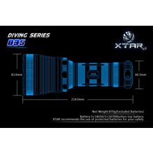 Xtar XTAR D35 - Фонарь для дайвинга 2800 ЛЮМЕН