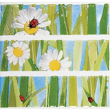 Керамическая плитка Kerama Marazzi Сезоны Лето A18681146T бордюр 3х9,9