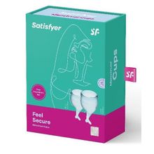  Набор голубых менструальных чаш Feel secure Menstrual Cup