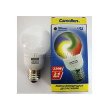 Светодиодная лампа декоративная Сamelion E-27 220V 2.1W Хамелеон