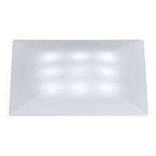 Paulmann. 98862 Cв-к встр. Profi Quadro LED 3x1W сатин пластик