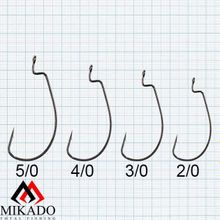 Офсетный крючок Mikado WORM 2 № 5 0   ( 5 шт.)