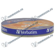 Диск DVD-R 4.7ГБ 16x Verbatim "43729" (10шт. уп.) [90663]