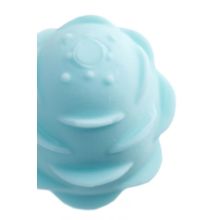 Бирюзовый рельефный мастурбатор Pufl (229624)