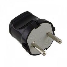 Вилка прямая  , 6А IP20, черный, SQ1806-0002 | код. SQ1806-0002 |  TDM