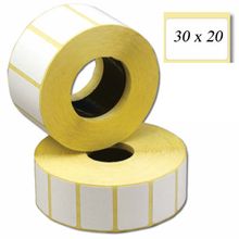 Термоэтикетки ЭКО, 30 х 20 (1 ряд, 2000 шт, втулка 40)