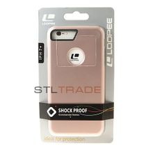Накладка Loopee противоударная для iPhone 7 5,5 розовое золото