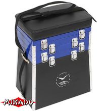 Зимний рыболовный ящик металлический с 3 отсеками UAF-002, 39х30х20см Mikado