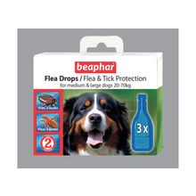 Беафар Flea Drops Large Dogs Капли для собак средних и крупных пород 20-70кг.