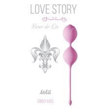 Lola toys Розовые вагинальные шарики Fleur-de-lisa (розовый)