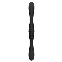 NS Novelties Черный двойной вибромассажер 2FER Dual Massager - 36 см.