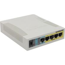 MikroTik     RB260GSP    Управляемый коммутатор (4UTP 10   100   1000Mbps PoE + 1UTP 10   100   1000Mbps + 1SFP)