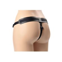 Sitabella Чёрные трусики с плугом HARNESS Trapper - размер M-XL