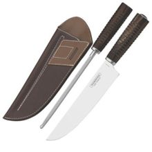 Tramontina Нож в чехле с заточкой Tramontina, коричневый