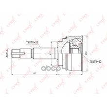Шрус Наружный | Перед Прав Лев | LYNXauto арт. CO5704